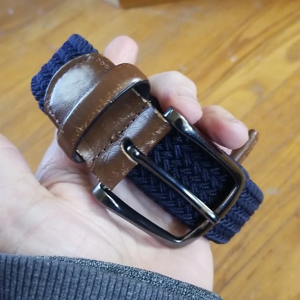 Perry Ellis braided w/stretch belt, siz 34/36 unisex